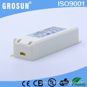 White Plastic LED Driver 56W, 40-80VDC, 700mA Constant Current LED Power Supply for Led Strip Lights, Led Bulb Light